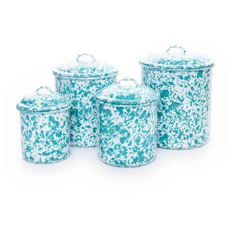 https://www.roveandswig.com/cdn/shop/products/enamelware-crow-canyon-home-splatter-enamel-canister-set-turquoise-splatterware-D37TQM_6a2398de-986d-49ce-9d7b-f136d8e77d4e_1200x.jpg?v=1615727323